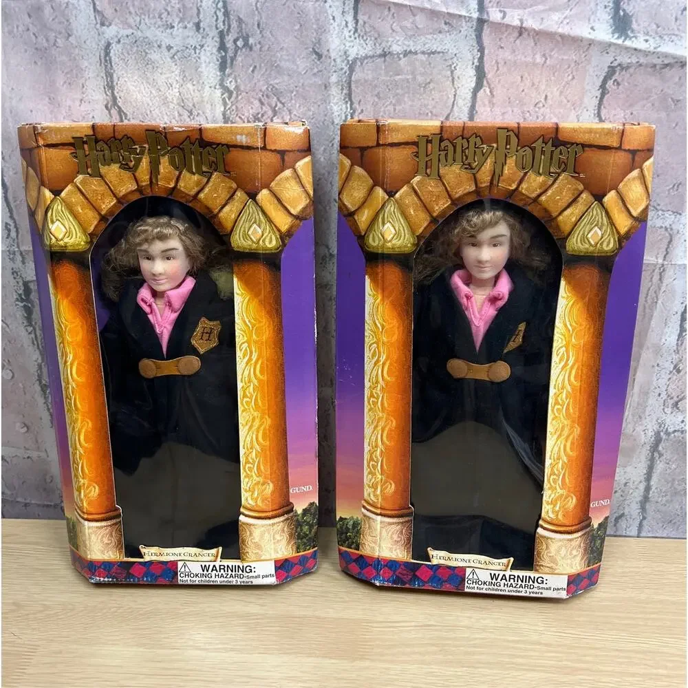 Lot of 2 Harry Potter Rare Hermione Granger Doll by Gund SEALED 75412 l